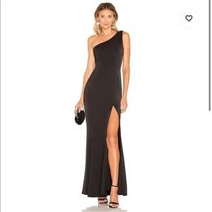 Lovers + Friends Lambella Gown in Black